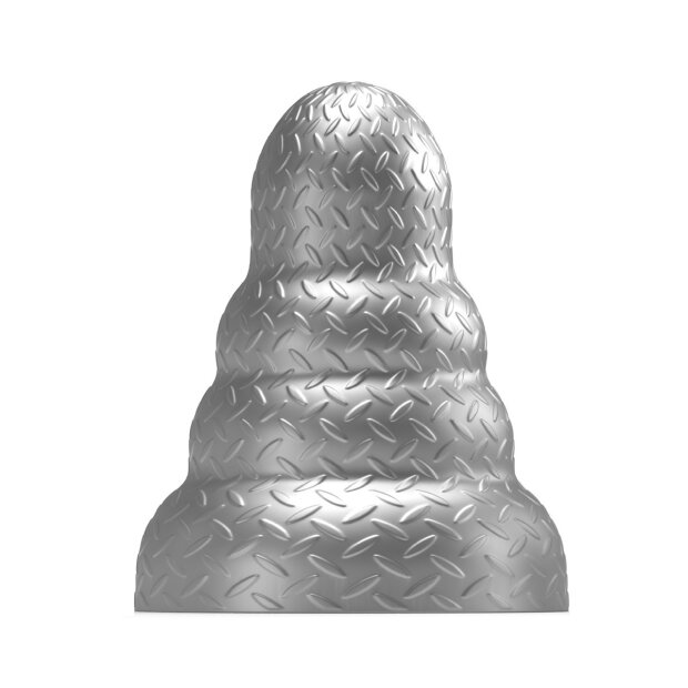 STRETCHR Tripole Butt Plug L Gun Metal - 18 cm