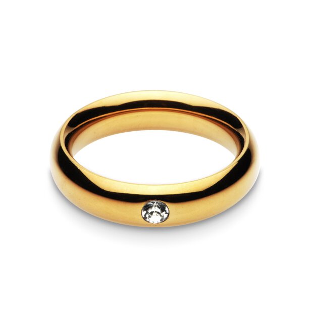 Jewelled Golden Donut Cockring 55 mm
