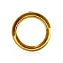 Jewelled Golden Donut Cockring 55 mm