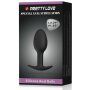 Pretty Love Analplug Silikon Schwarz 8,4 cm