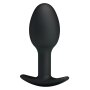 Pretty Love Analplug Silikon Schwarz 8,4 cm