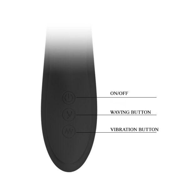 Pretty Love Vibro Rabbit Dylan Black