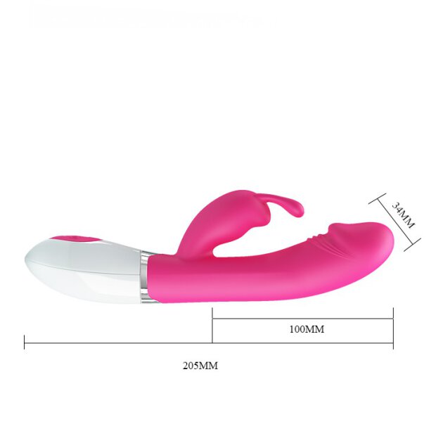 Pretty Love Vibro Rabbit Gene sprachgesteuert Pink