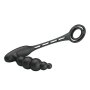 Pretty Love Analplug Vibra vibrierend mit Ringen Schwarz  2,4 cm