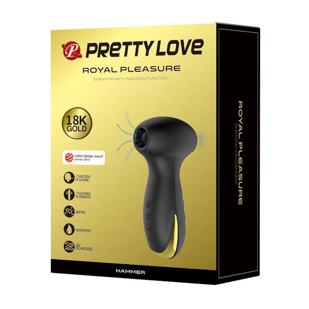 Pretty Love Klitoris Stimulator Hammer Schwarz