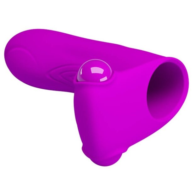 Pretty Love vibrating purple finger cuff 8 cm
