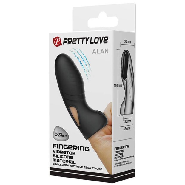 Pretty Love finger cuff Alan vibrating black