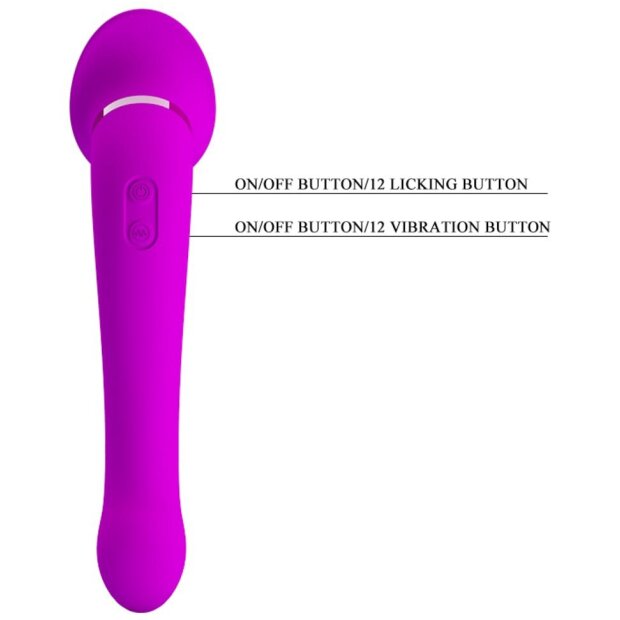 Pretty Love vibrator with leak function purple