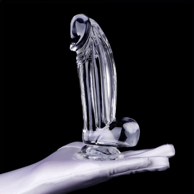 ClearlyHorny Dildo Kolk L transparent 16 cm