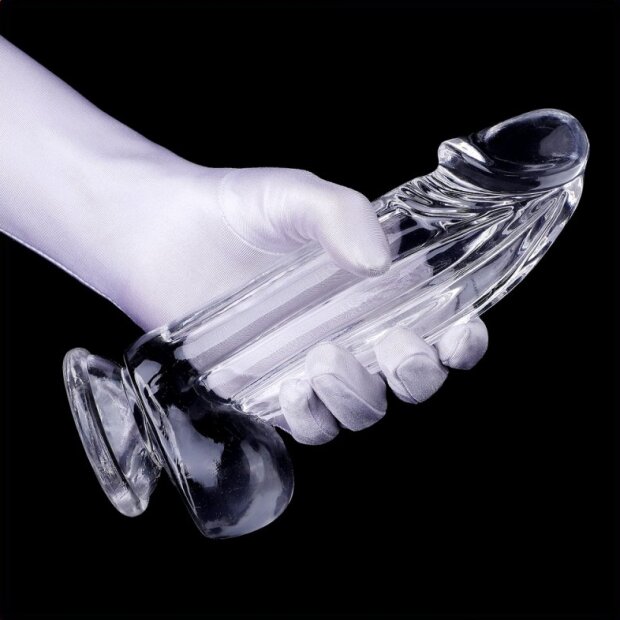 ClearlyHorny Dildo Kolk L transparent 16 cm