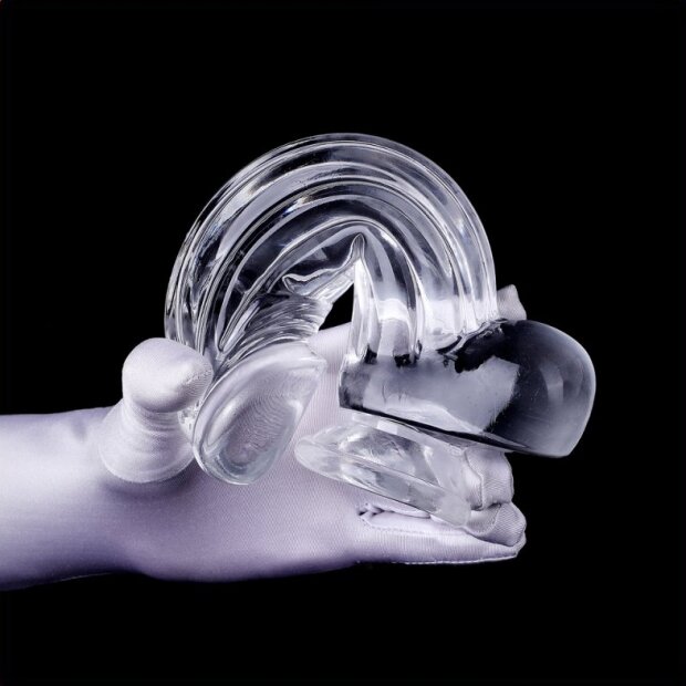 ClearlyHorny Dildo Kolk L transparent 16 cm