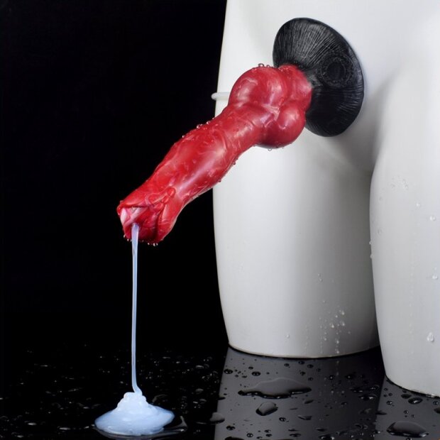 PINKALIEN monster dildo Woofix ejaculation 18 cm