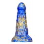 MetallicAnal Godemiché Cyrix Gold bleu 15,5 cm