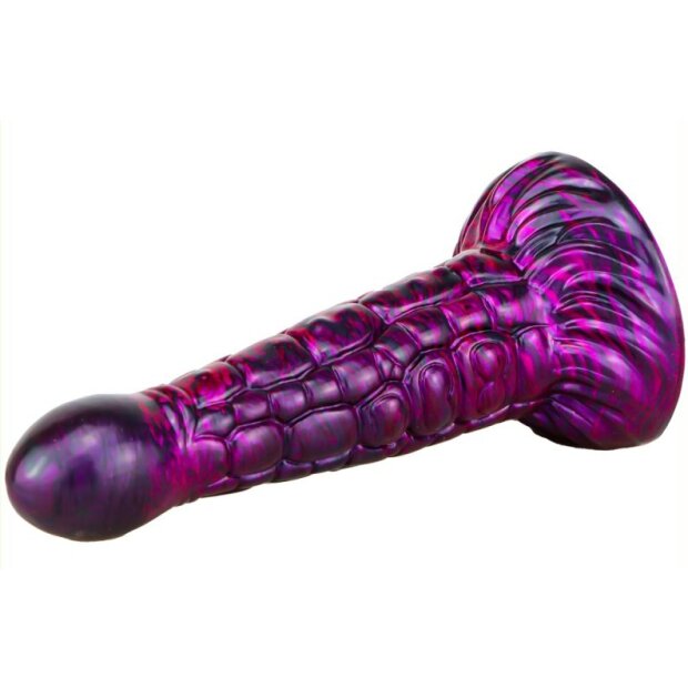 MetallicAnal Fantasy Ninja Dildo Schwarz Lila 16 cm