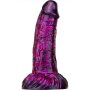MetallicAnal Dildo Fantasy Gentax Schwarz Lila 16 cm