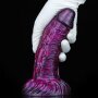 MetallicAnal Dildo Fantasy Gentax Schwarz Lila 16 cm