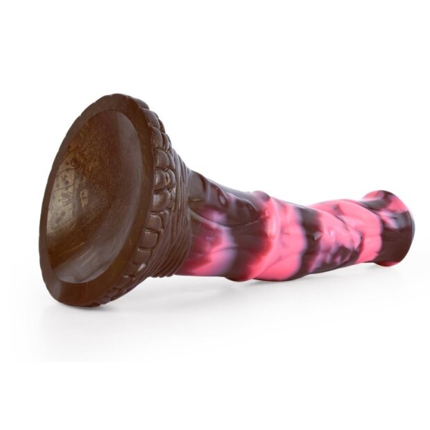 Bad Horse Dildo Pirulf Black Pink 18 cm