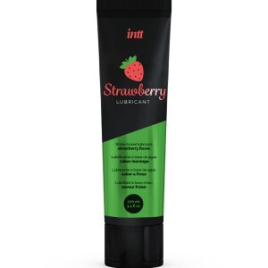 intt Intimate Water Based Lubricant Strawberry Flavor 100 ml