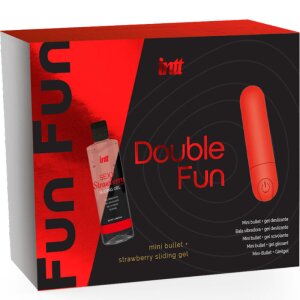 intt Double Fun Kit with Vibrating Bullet and Strawberry...