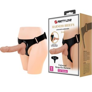 Pretty Love Gode ceinture Jerry 21,8 cm naturel