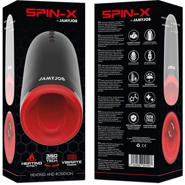 Jamyjob Spin X Heating And Rotation Masturbator