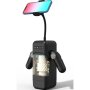 GAME CUP - Vibrating masturbator with heating function and smartphone holder in black