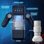 GAME CUP - Vibrating masturbator with heating function and smartphone holder in black