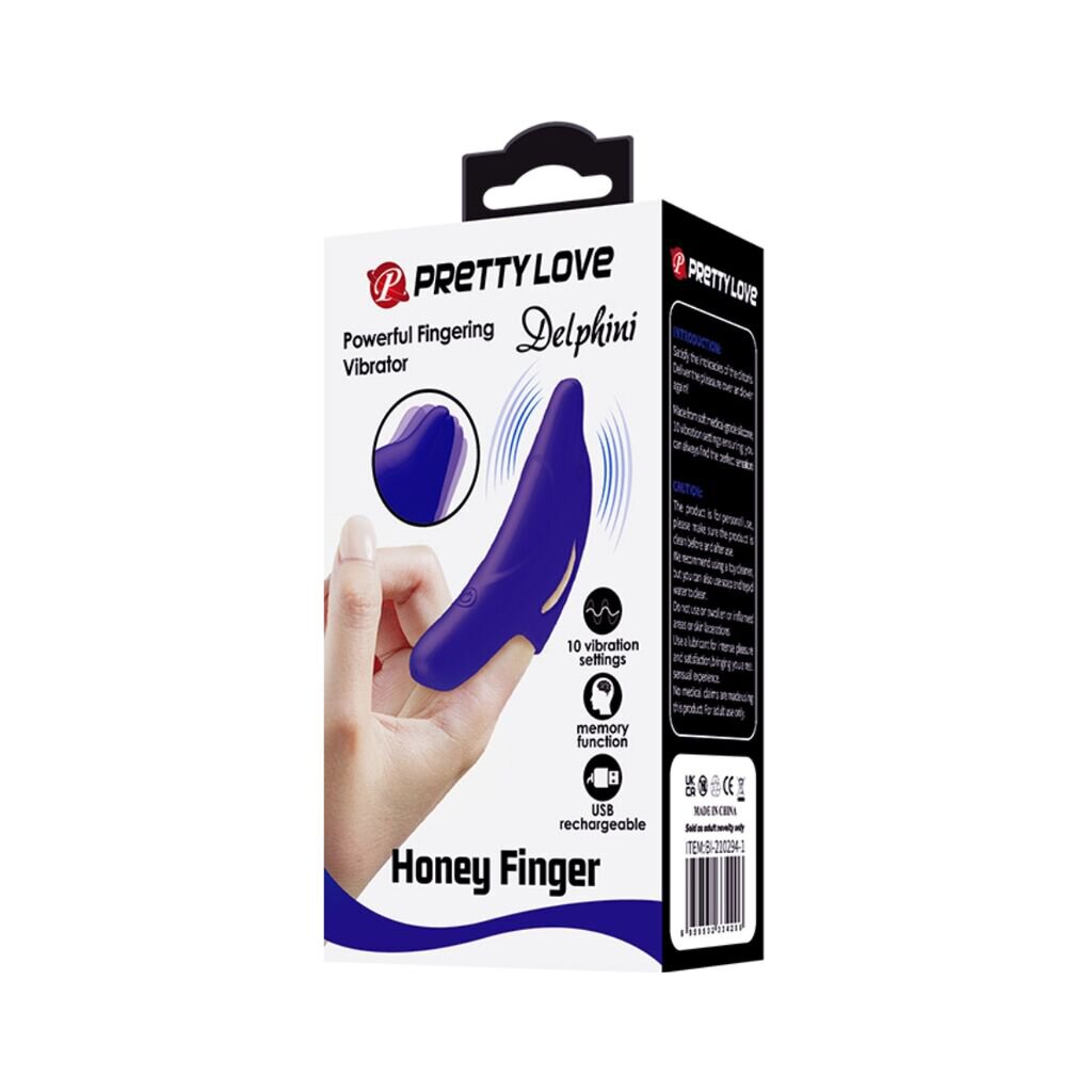 Pretty Love Delfin Fingeraufsatz Vibrator blau, 22,95 Pretty Love Delfin Fingeraufsatz Vibrator blau, 22,95