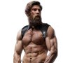 Fetish Submissive Attitude - Brigade Neck Harness Adjustable Eco Leather Men OS