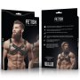 Fetish Submissive Attitude - Bulldog Crossed Chest Harness Adjustable Neoprene With Zippers Men OS