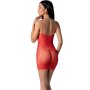 Passion Bodystocking Minikleid Onesize rot