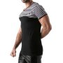Stripes t-shirt Black-black - M