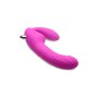 XR Brands Royal Rider Vibro Strap-On Dildo rose