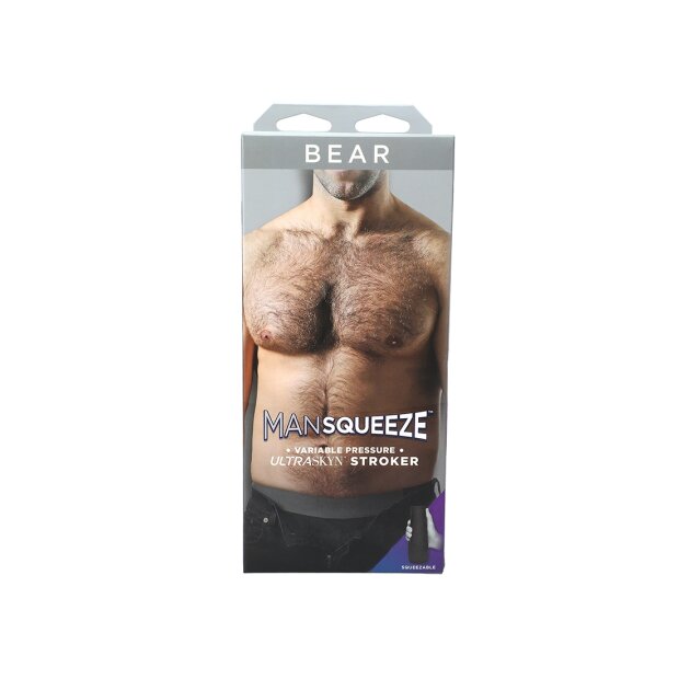 Doc Johnson MANSQUEEZE Bear ULTRASKYN Ass Masturbator
