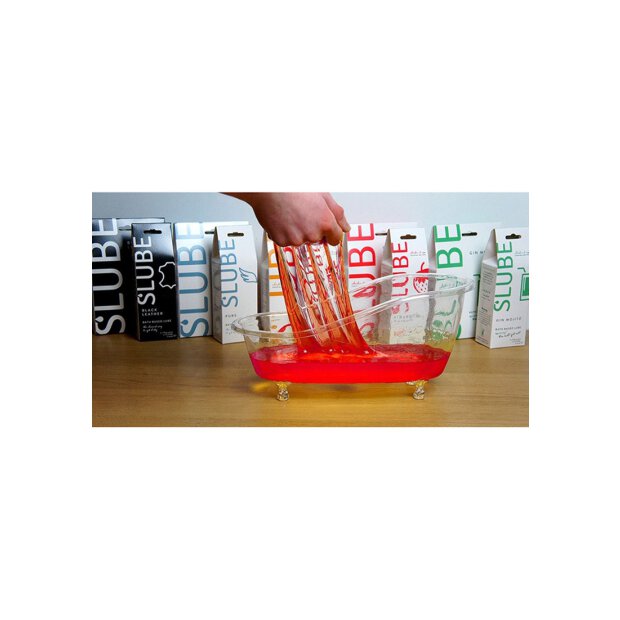Slube Gel fraise 3-1 pour le bain, le massage ou comme lubrifiant 2 x 225 ml