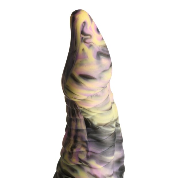 XR Brands Monster Dildo gelb lila schwarz