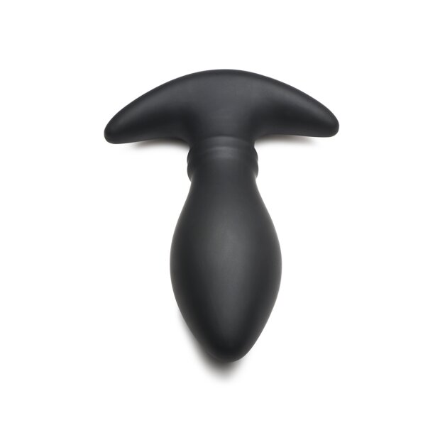 Thunder Plugs Rim Slide Sliding Ring Silicone Butt Plug Black