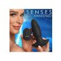 Thunder Plugs Butt Slider Sliding Ring Silicone Missile Plug Black