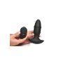 Thunder Plugs Butt Slider Sliding Ring Silicone Missile Plug Black