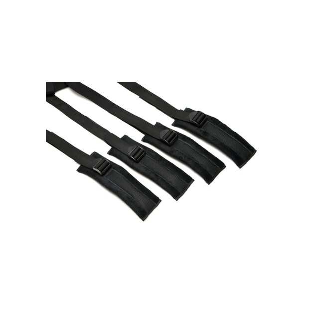 XR Brands Lovers Bettkrawatten System schwarz