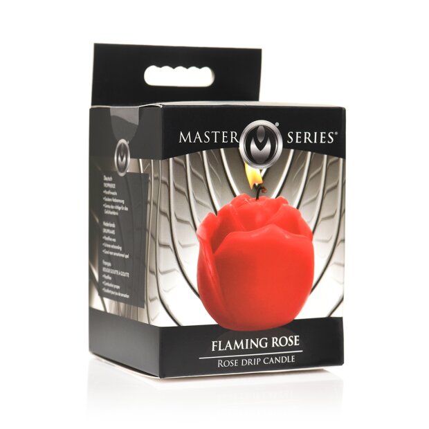 XR Brands Rose Bougie compte-gouttes rouge