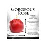 XR Brands Rose Bougie compte-gouttes rouge