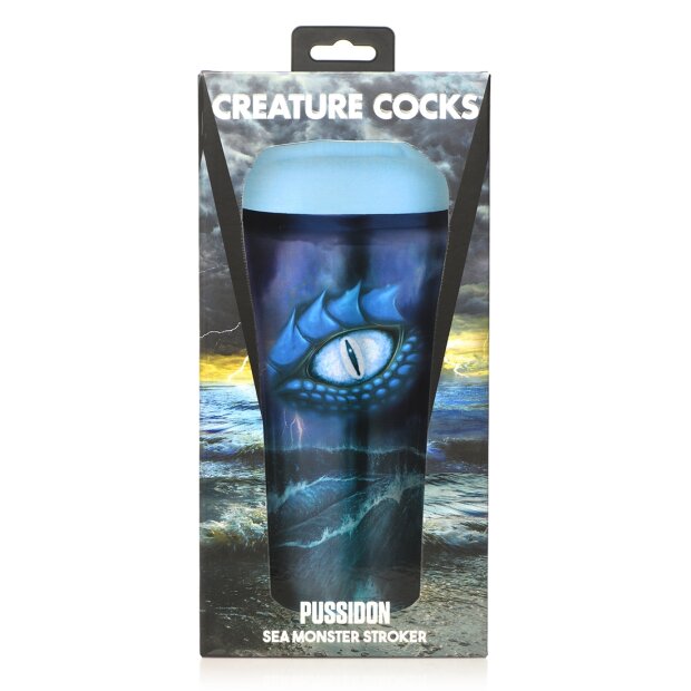 XR Brands Pussidon Seeungeheuer Masturbator blau