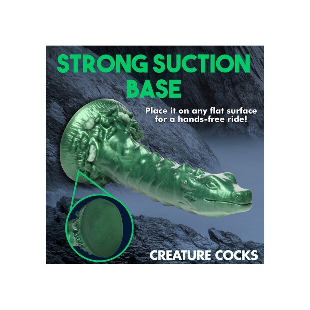 XR Brands Cockness Monster - Sea Monster Dildo green