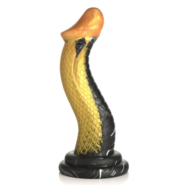 XR Brands Snake Dildo gold
