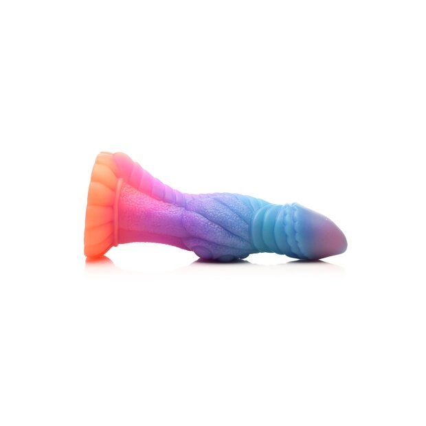 XR Brands Godemiché Galactique Créature Alien brille dans le noir multicolore