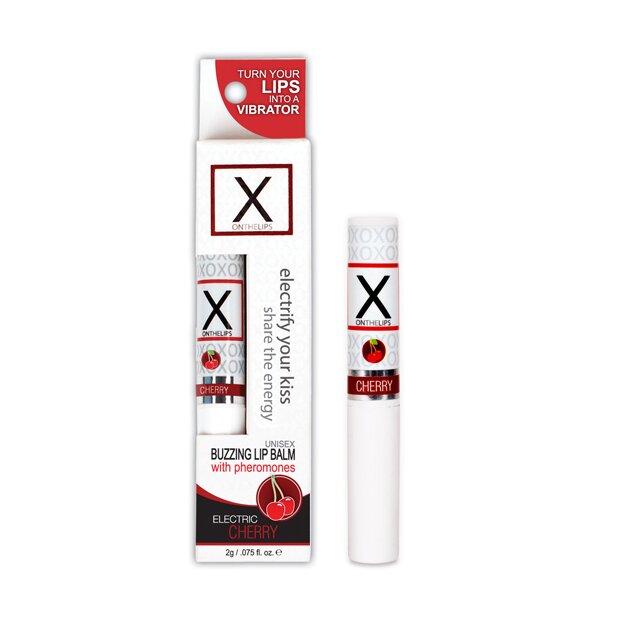 Sensuva X lip balm with pheromones cherry 2 g