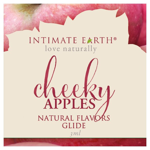 Intimate Earth Cheeky Natürliches Aroma-Gleitmittel Freche Äpfel 3 ml