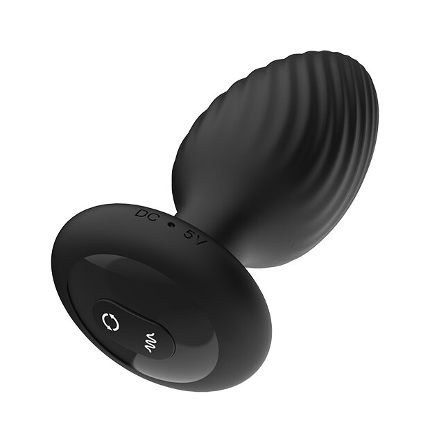 Nexus Tornado Butt Plug Medium Black 3,98 cm