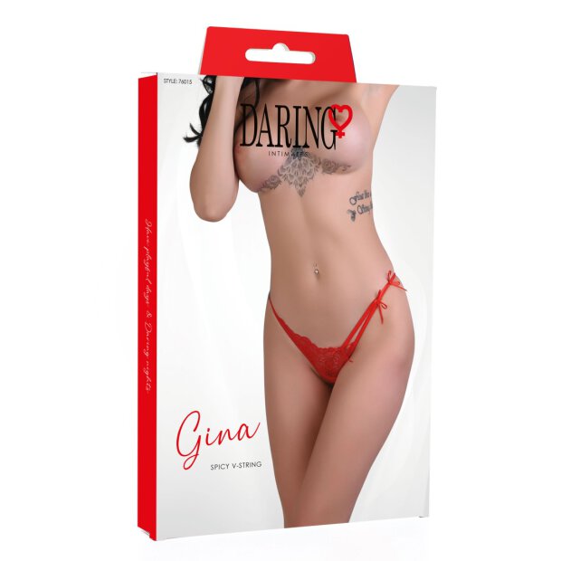 Gina spicy V-string Red S/M